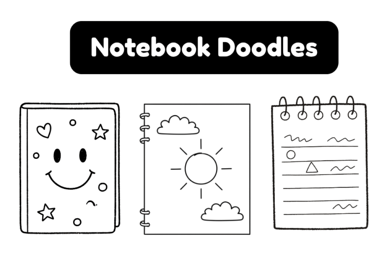 Notebook Doodles: 27 Simple and Cute Ideas to Try