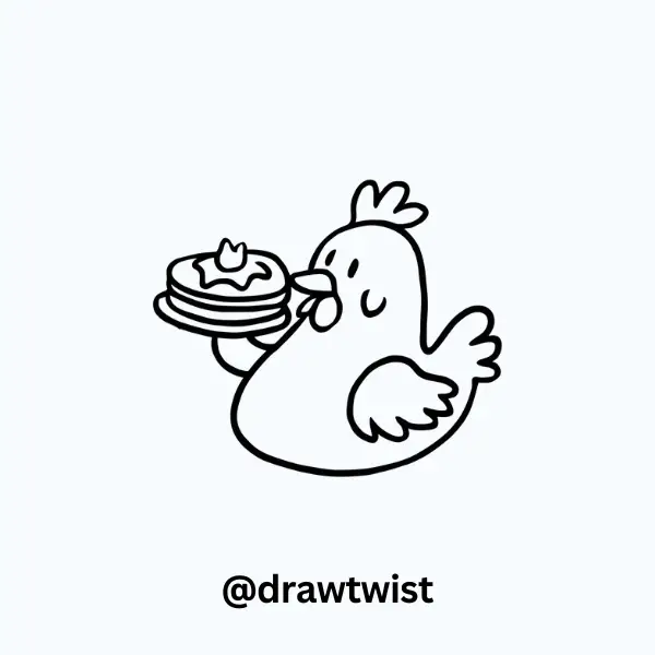 Pancake-Loving Chicken