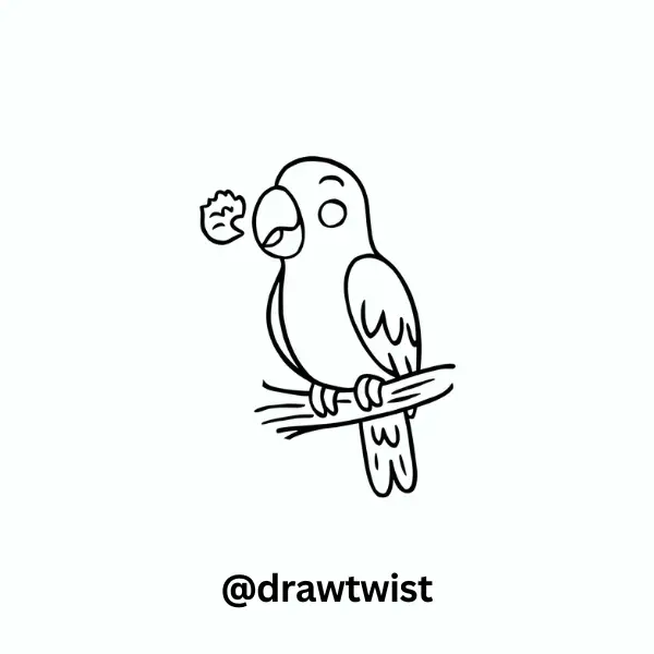 Parrot Blowing a Kiss