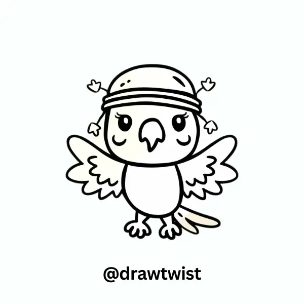 Parrot With a Headband