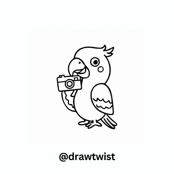 Parrot With a Little Camera