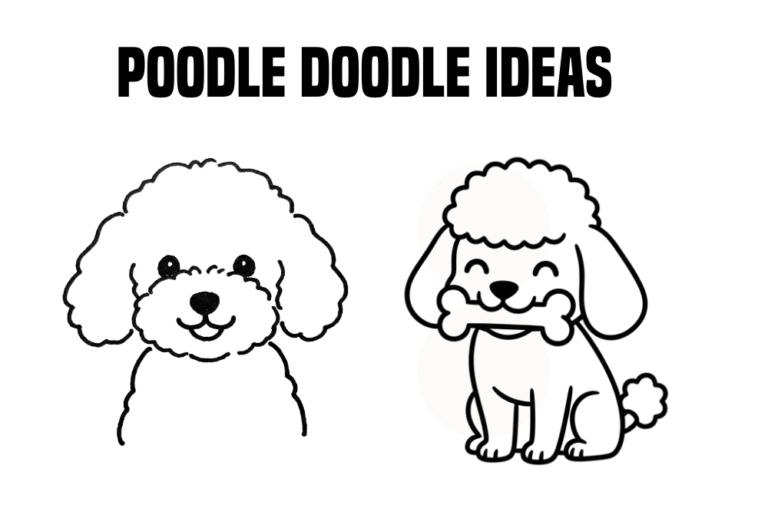 21 Poodle Doodle Ideas for Relaxing Drawing