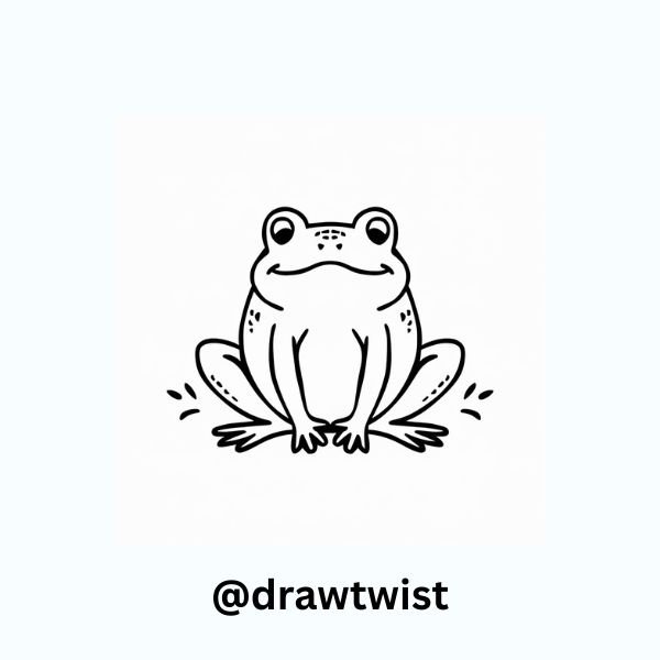 Simple Frog Sitting