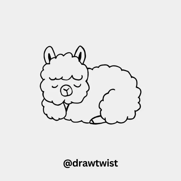 Sleeping Llama