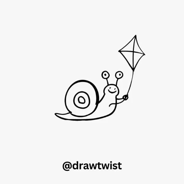 Snail with a Kite