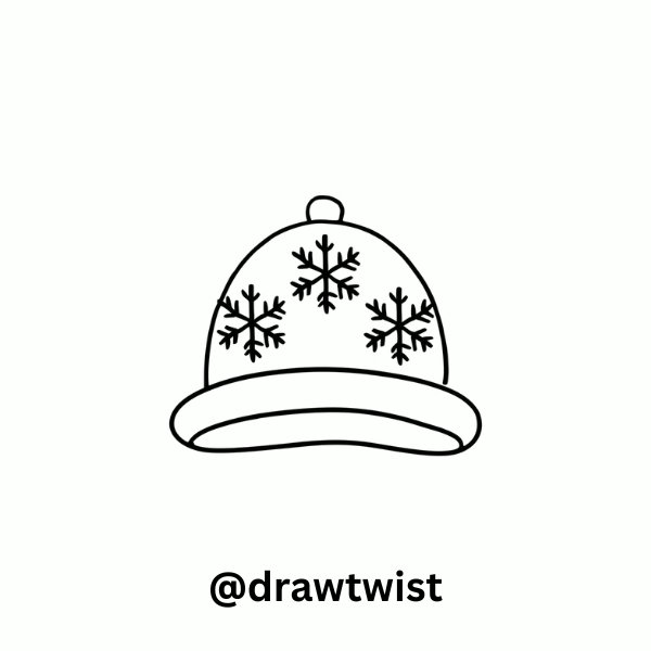 Snowflake Pattern Hat