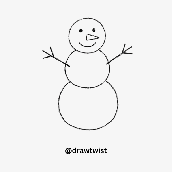 snowman doodles