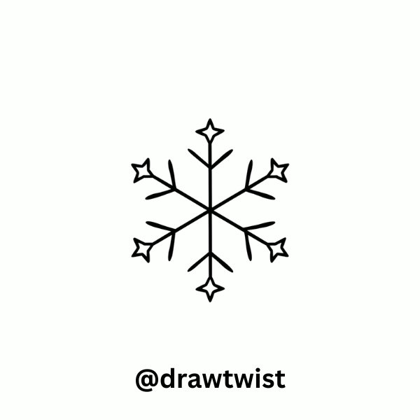 Star-Tipped Snowflake