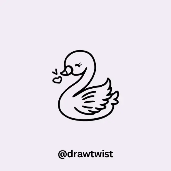 Swan Blowing a Kiss