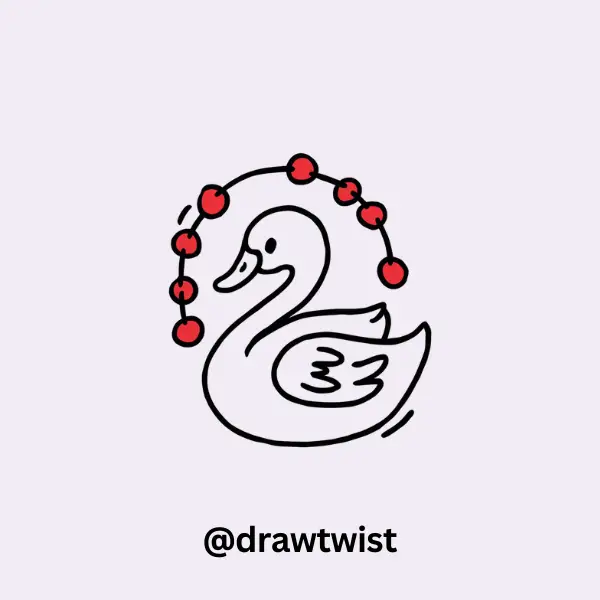 Swan Juggling Berries