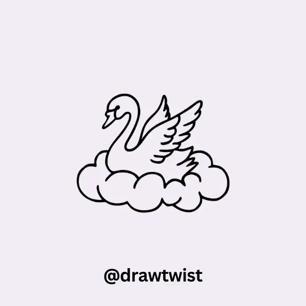 Swan on a Cloud