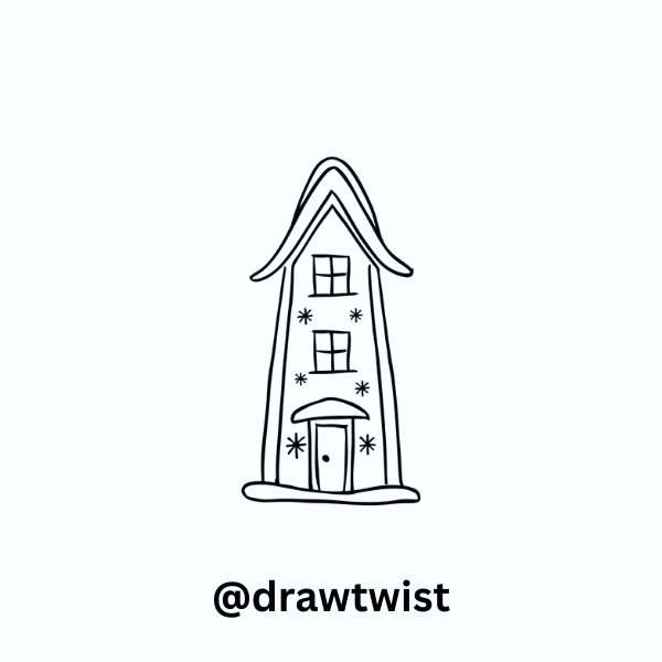 Tall Skinny Winter House