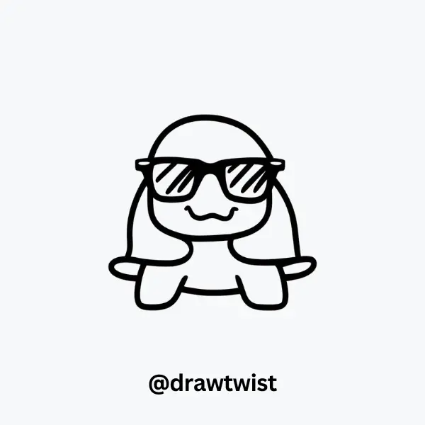 Turtle with Sunglasses