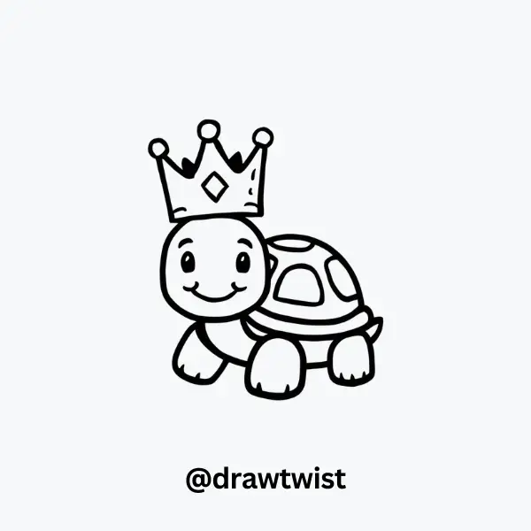 Turtle with a Crown (King Turtle)
