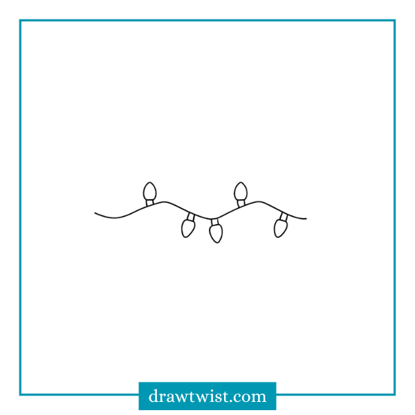 STEP 2: Add the Light Bulbs Along the Zigzag Line