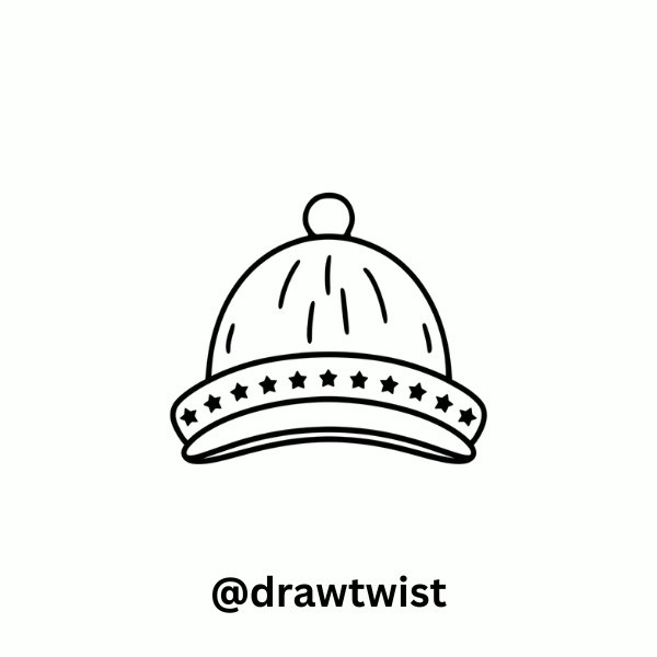 Winter Hat with Stars