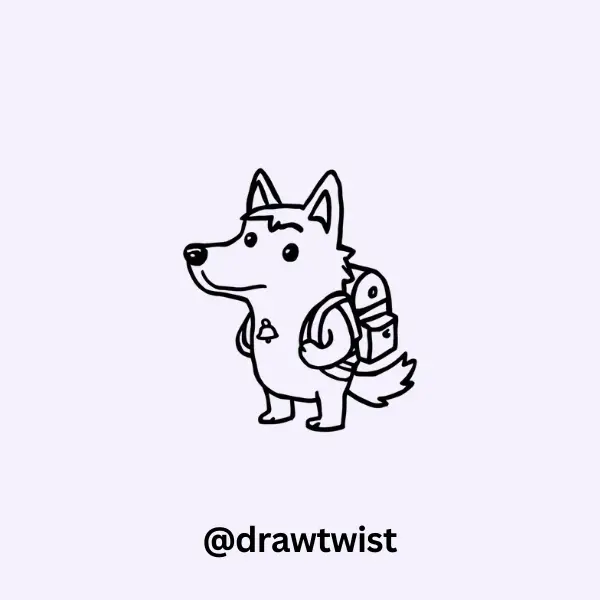 Wolf in a Backpack