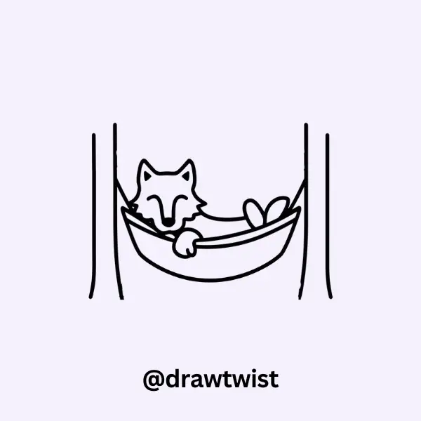 Wolf in a Hammock
