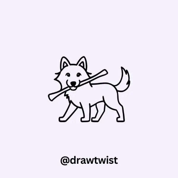 Wolf with a Big Stick