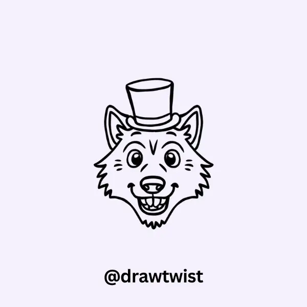 Wolf with a Tiny Hat