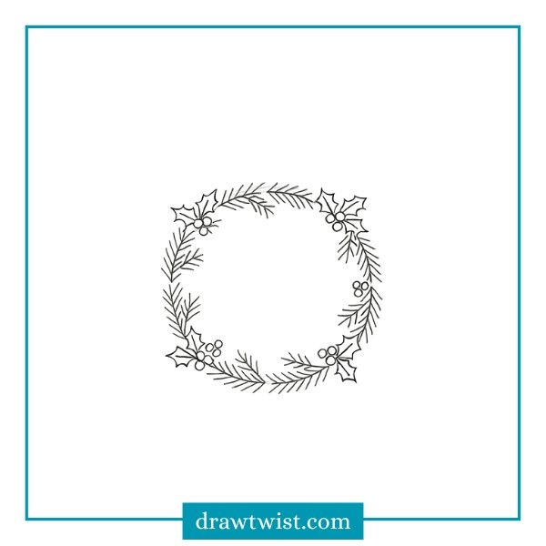 Classic Evergreen Christmas Wreath 