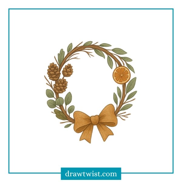 Winter Christmas Wreath