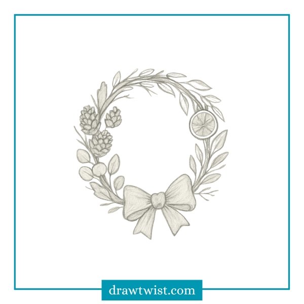 Winter Christmas Wreath