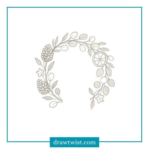 Winter Christmas Wreath