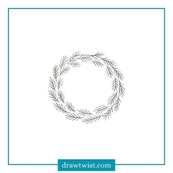 Classic Evergreen Christmas Wreath 