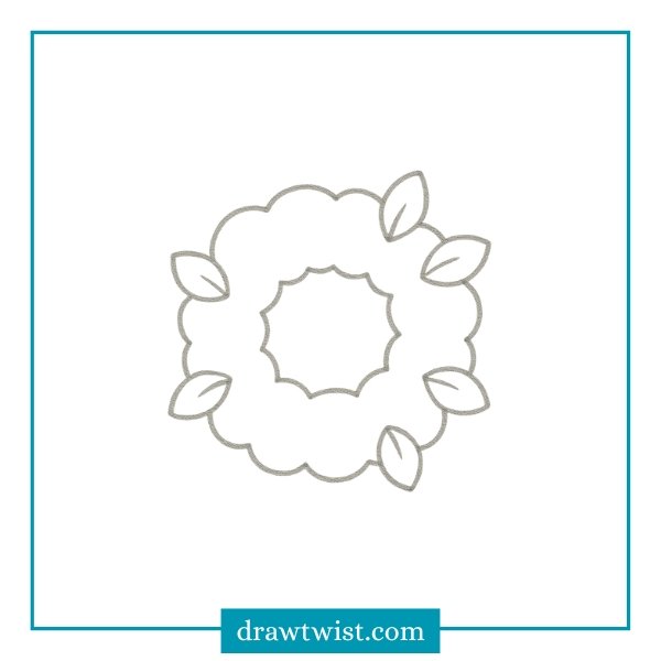 Cute Chibi Christmas Wreath