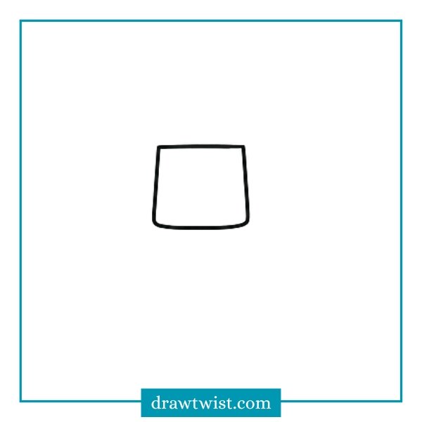 Step 1: Draw the Tree Trunk