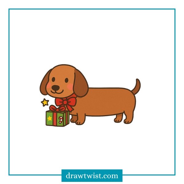 Christmas Dachshund
