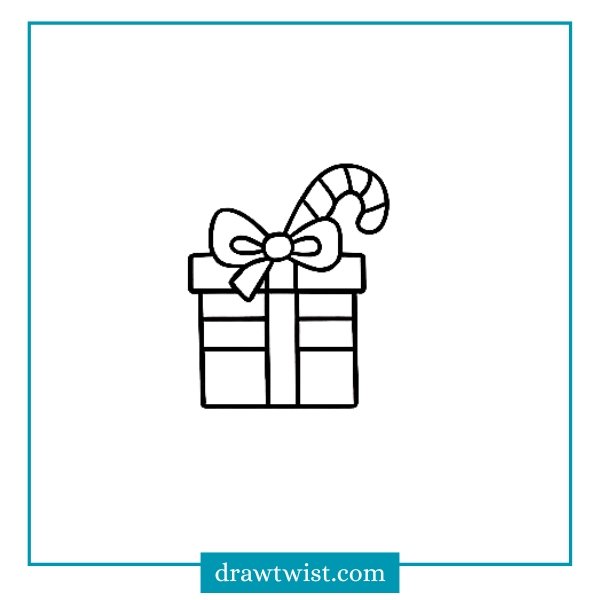 Step 6: Add Stripes to the Candy Cane