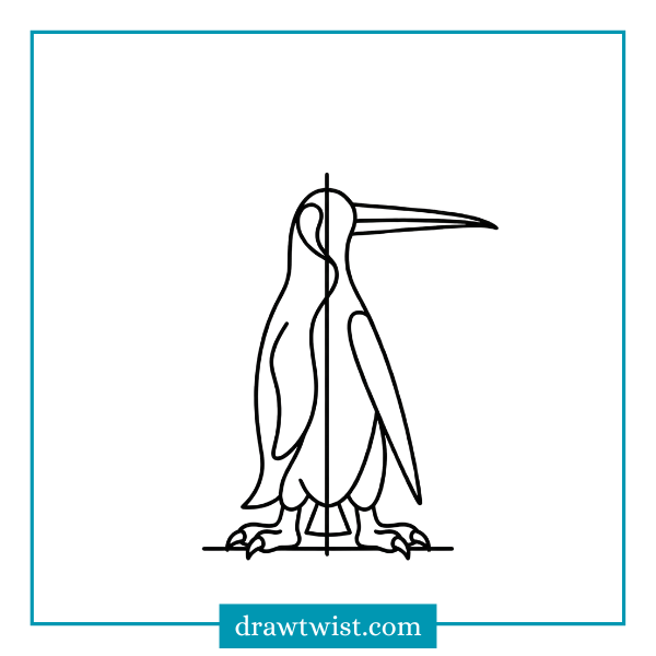 Realistic Emperor Penguin