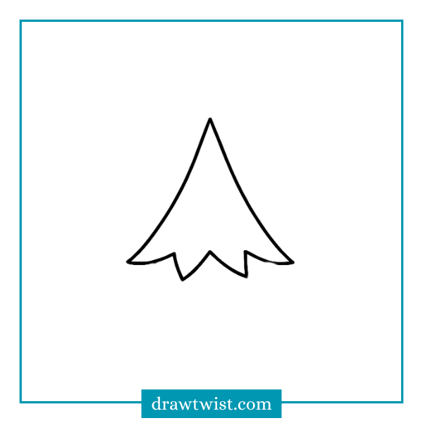 How to Draw a Simple Pine Tree