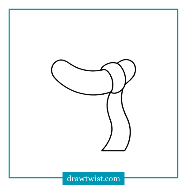 How to Draw Winter Scarf