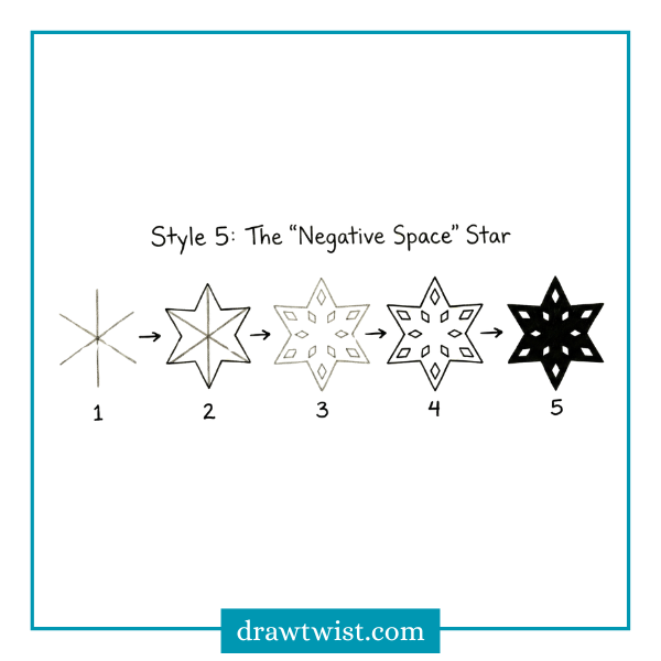 How to Draw Snowflake