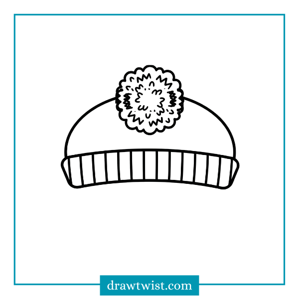 How to Draw Winter Hat