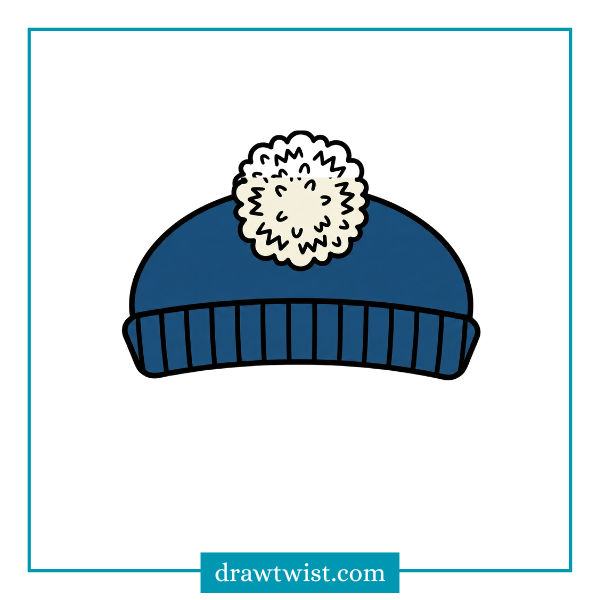 How to Draw Winter Hat