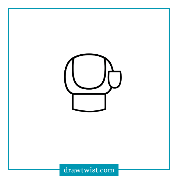 How to Draw Winter mitten