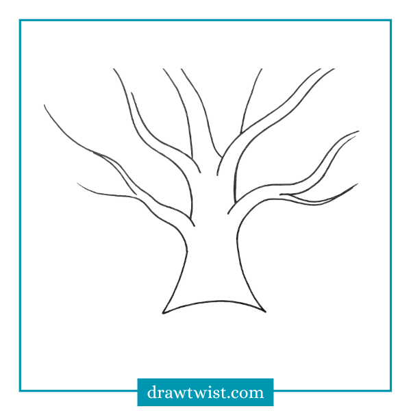 How to Draw a Bare Winter Tree