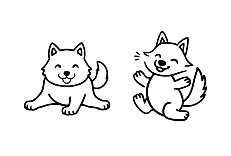 37 Simple Wolf Doodle Ideas to Draw